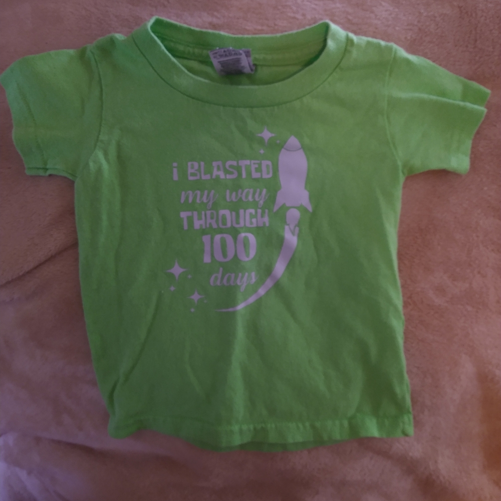 Green Kids Rocket T-Shirt